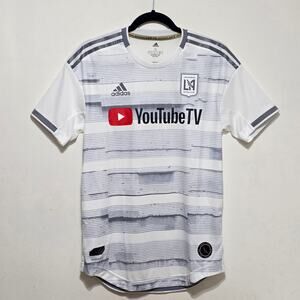Adidas MLS LAFC 2019 Third Soccer Jersey Men's Size XL GE5945 White Gray New